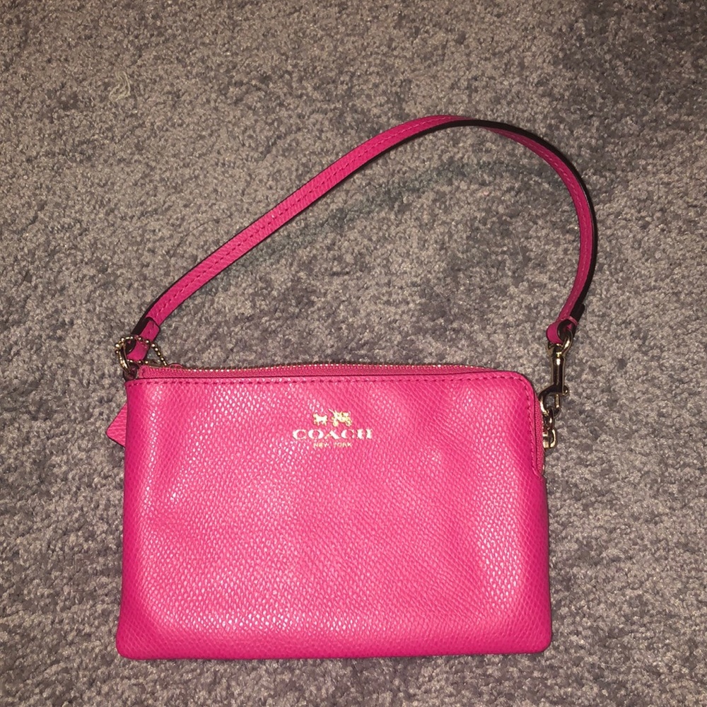 Authentic Coach wristlet (gently used)
